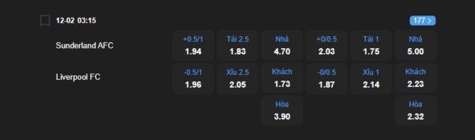 Nhận định b&oacute;ng đ&aacute; Sunderland vs Liverpool