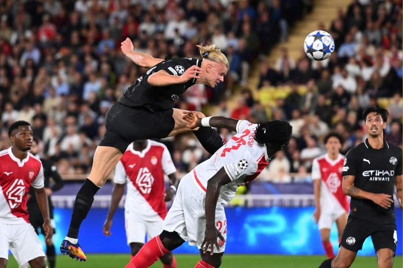 Kết quả bóng đá ngày 1/10 - Man City hòa AS Monaco với tỷ số 2-2