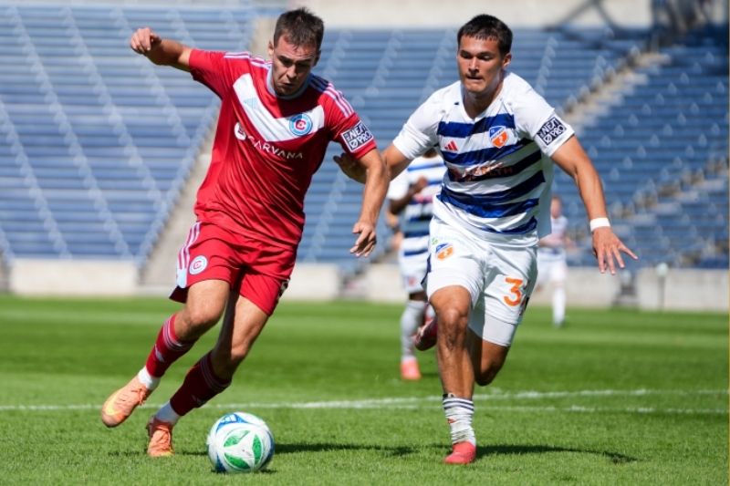 Kết quả bóng đá ngày 10/9 - Chicago Fire FC II tận dụng tốt cơ hội để ghi liên tiếp hai bàn thắng
