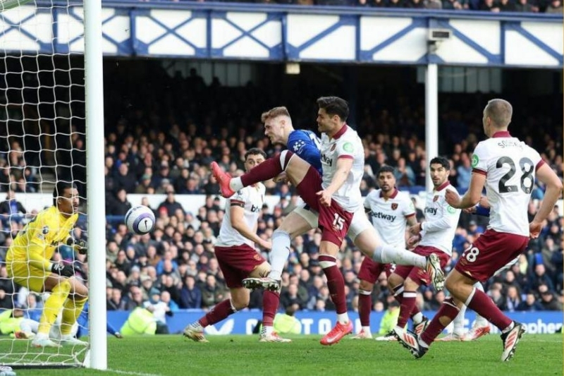 Kết quả bóng đá ngày 29/9 - Trận đấu giữa Everton và West Ham diễn ra với nhịp độ cân bằng