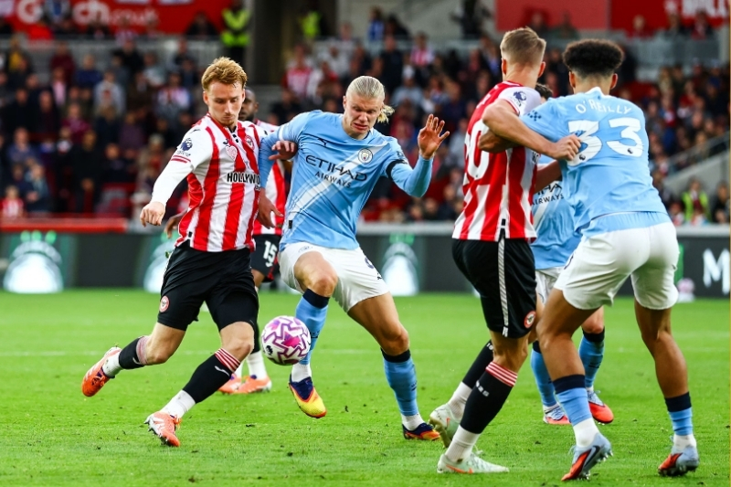 Kết quả bóng đá ngày 5/10 - Manchester City thắng 1–0 trên sân Brentford nhờ bàn thắng sớm
