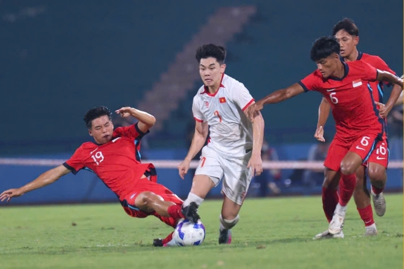 Kết quả bóng đá ngày 6/9 - U23 Việt Nam giành chiến thắng quan trọng trước U23 Singapore