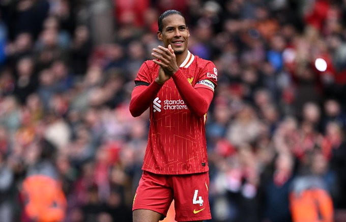 Van Dijk ghi bàn thắng giúp Liverpool giành thắng lơi quan trọng ở vòng 32 Premier League