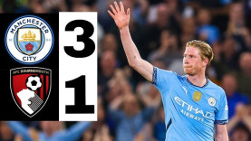 Highlight bóng đá Man City vs Bournemouth: Ngày chia tay ngọt ngào của De Bruyne