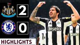 Highlight bóng đá Newcastle vs Chelsea: Jackson thẻ đỏ, The Blues phơi áo