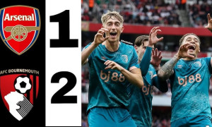 Highlight bóng đá Arsenal vs Bournemouth: Bạc nhược