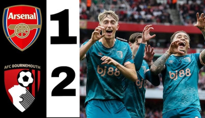 Highlight bóng đá Arsenal vs Bournemouth: Bạc nhược