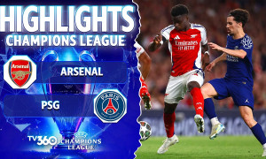 Highlight bóng đá Arsenal vs PSG: Pháo thủ thất bại trên sân nhà