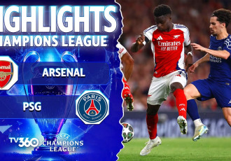 Highlight bóng đá Arsenal vs PSG: Pháo thủ thất bại trên sân nhà