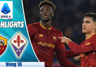 Highlights trận AS ROMA vs FIORENTINA vòng 18 Serie A mùa 22/23