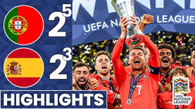 Highlights bóng đá Bồ Đào Nha vs Tây Ban Nha: Ronaldo vĩ đại!