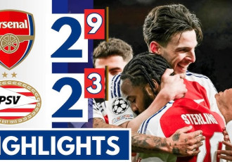 Highlight bóng đá Arsenal vs PSV, 3h ngày 13/3: Thắng tiến Tứ kết