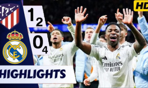 Highlight bóng đá Atletico vs Real Madrid: BẢN LĨNH của nhà vua