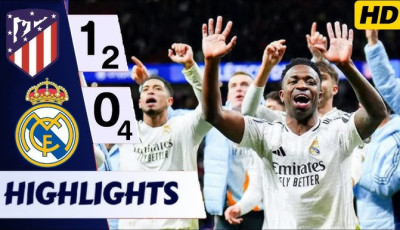 Highlight bóng đá Atletico vs Real Madrid: BẢN LĨNH của nhà vua