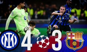 Highlight bóng đá Inter vs Barca: Kịch bản điên rồ, rượt đuổi đỉnh cao