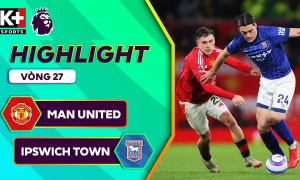 Highlight bóng đá Man United vs Ipswich Town | CẶP TRUNG VỆ toả sáng, Quỷ đỏ tìm lại niềm vui chiến thắng