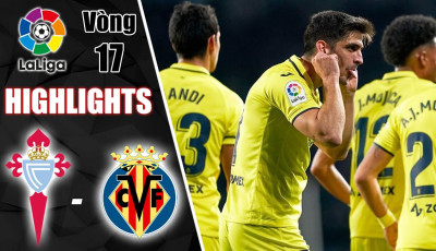 Highlights trận Celta Vigo vs Villarreal vòng 17 Laliga 22/23