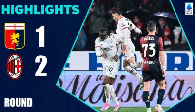 Highlight bóng đá Genoa vs Milan: Ngược dòng căng thẳng