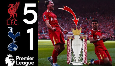 Highlight bóng đá Liverpool vs Tottenham: The Kop lên ngôi vô địch Premier League