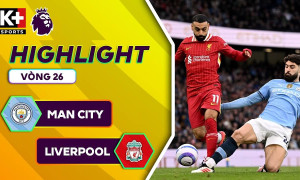 Highlights bóng đá Man City vs Liverpool: Độc tôn ngôi đầu