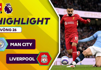 Highlights bóng đá Man City vs Liverpool: Độc tôn ngôi đầu