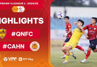 Highlight bóng đá Quảng Nam vs CAHN: Mang 3 điểm về thủ đô