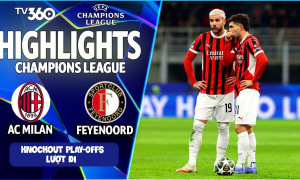 Highlight Milan vs Feyenoord lượt về Playoff Champions League 24/25