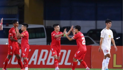 Kết quả bóng đá ngày 10/11 - CAHN thắng đậm Hà Tĩnh