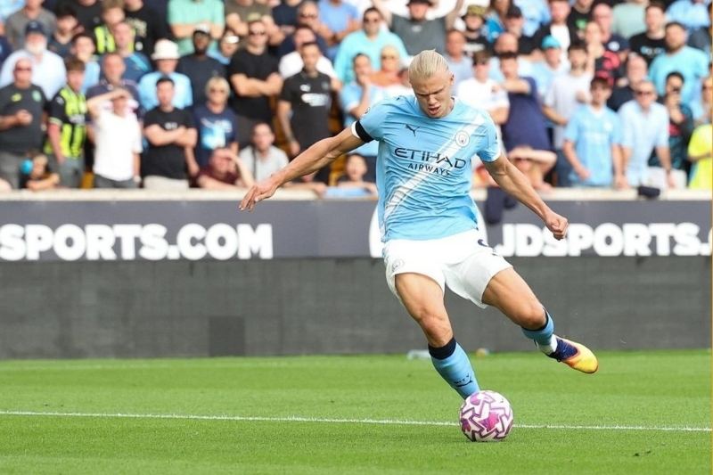 Erling Haaland đã trở thành tâm điểm lớn nhất của vòng 4 Ngoại hạng Anh (Nguồn: Sưu tầm)